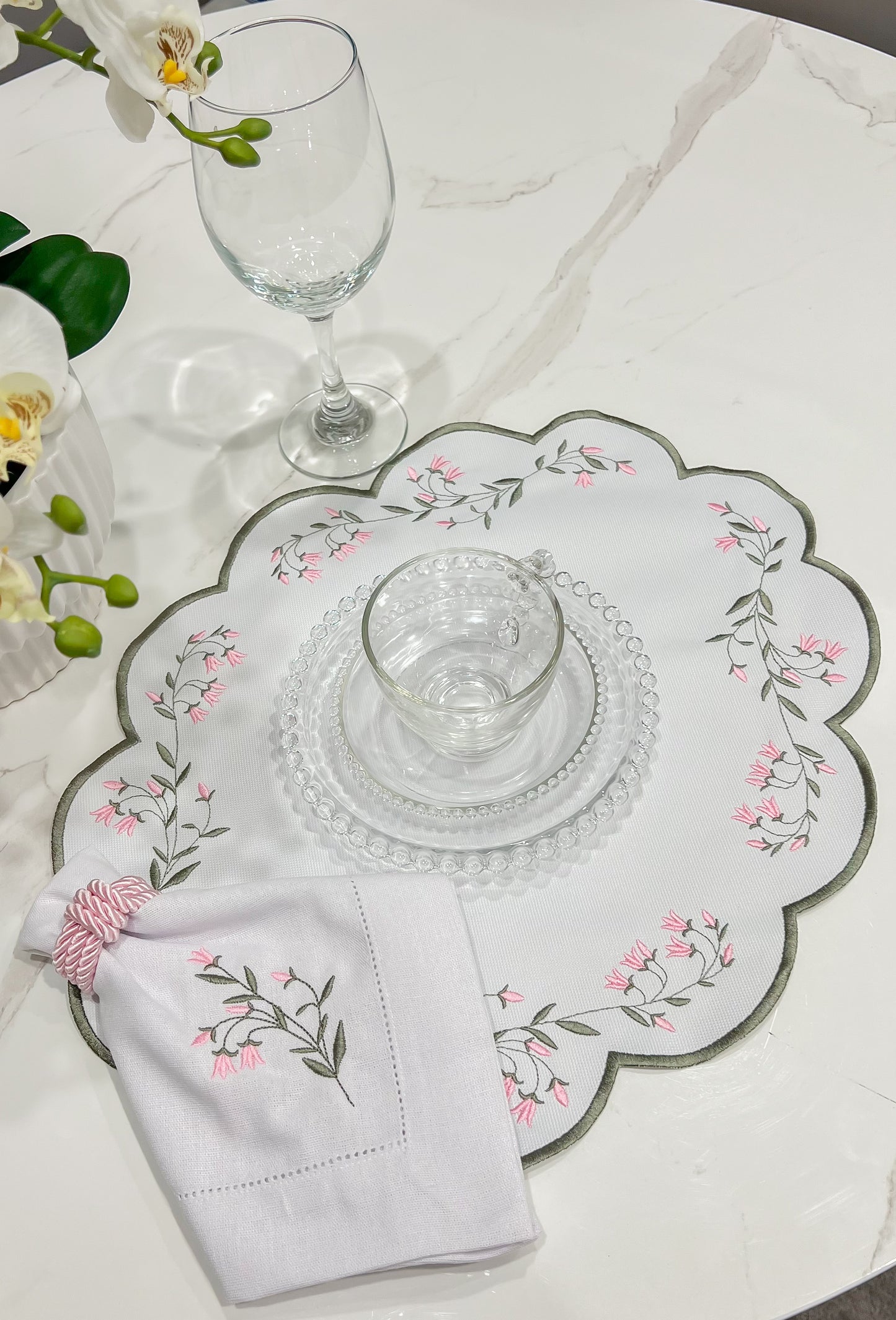 Linen Napkin Embroidery