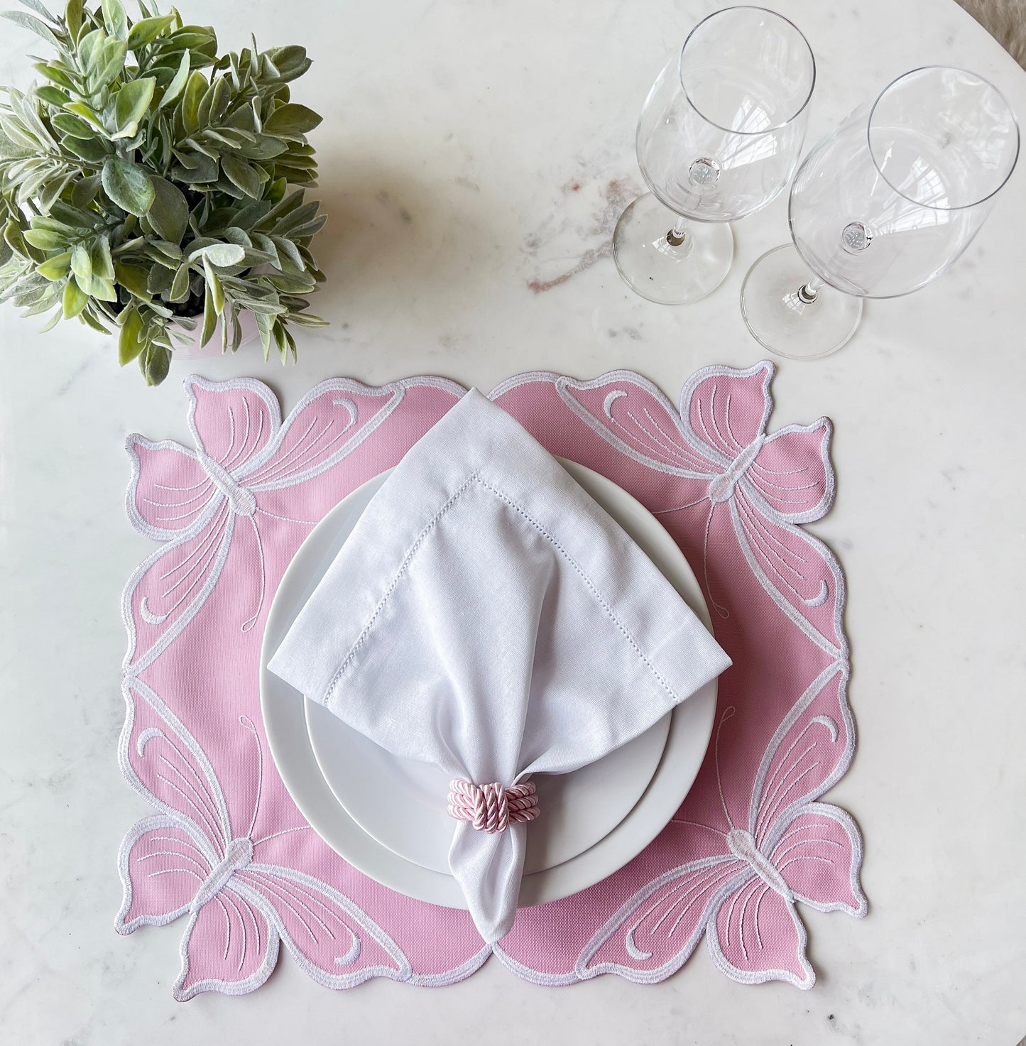 Double Side Purple and Pink Placemat