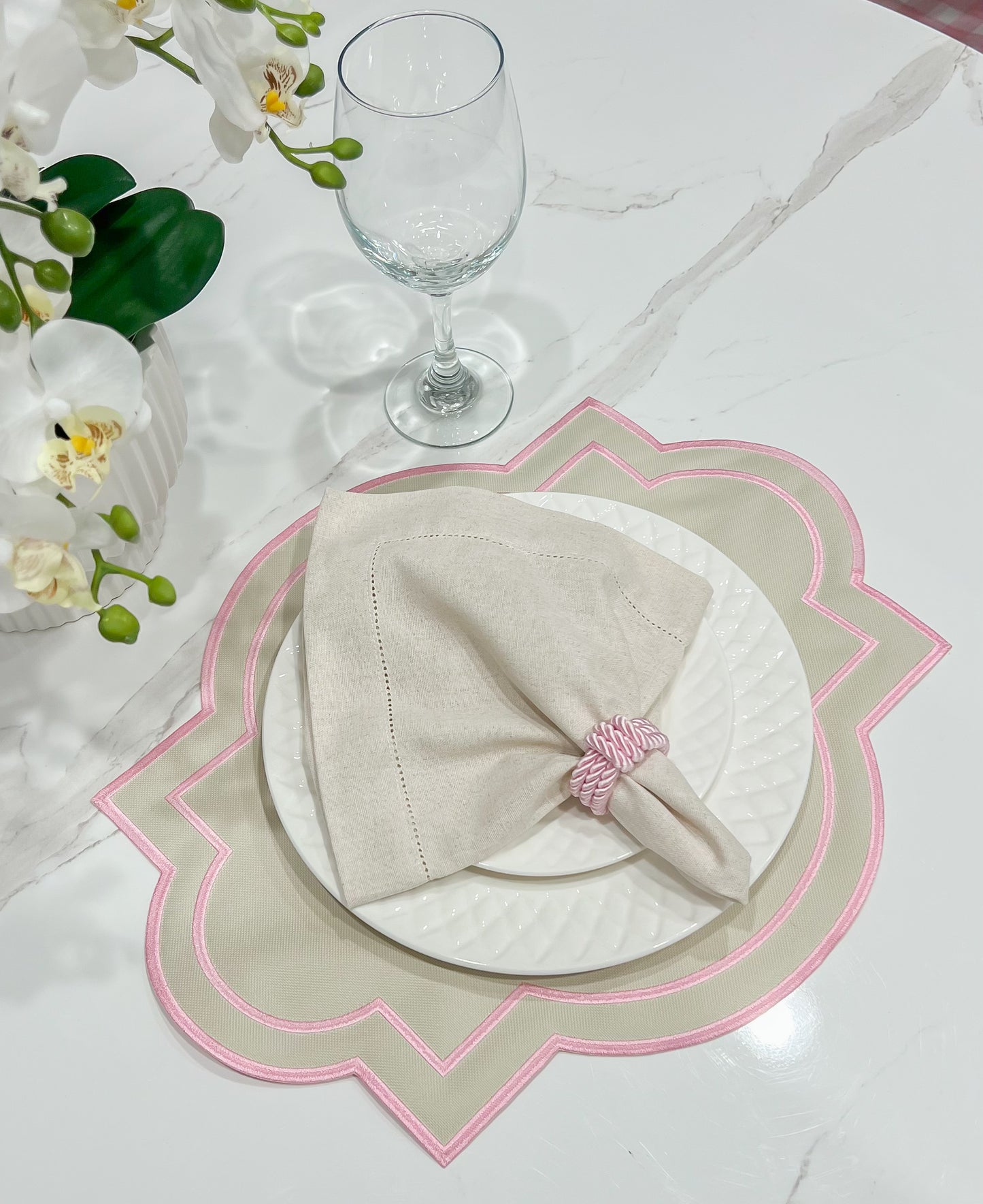 Toile de Jouy double side Placemat
