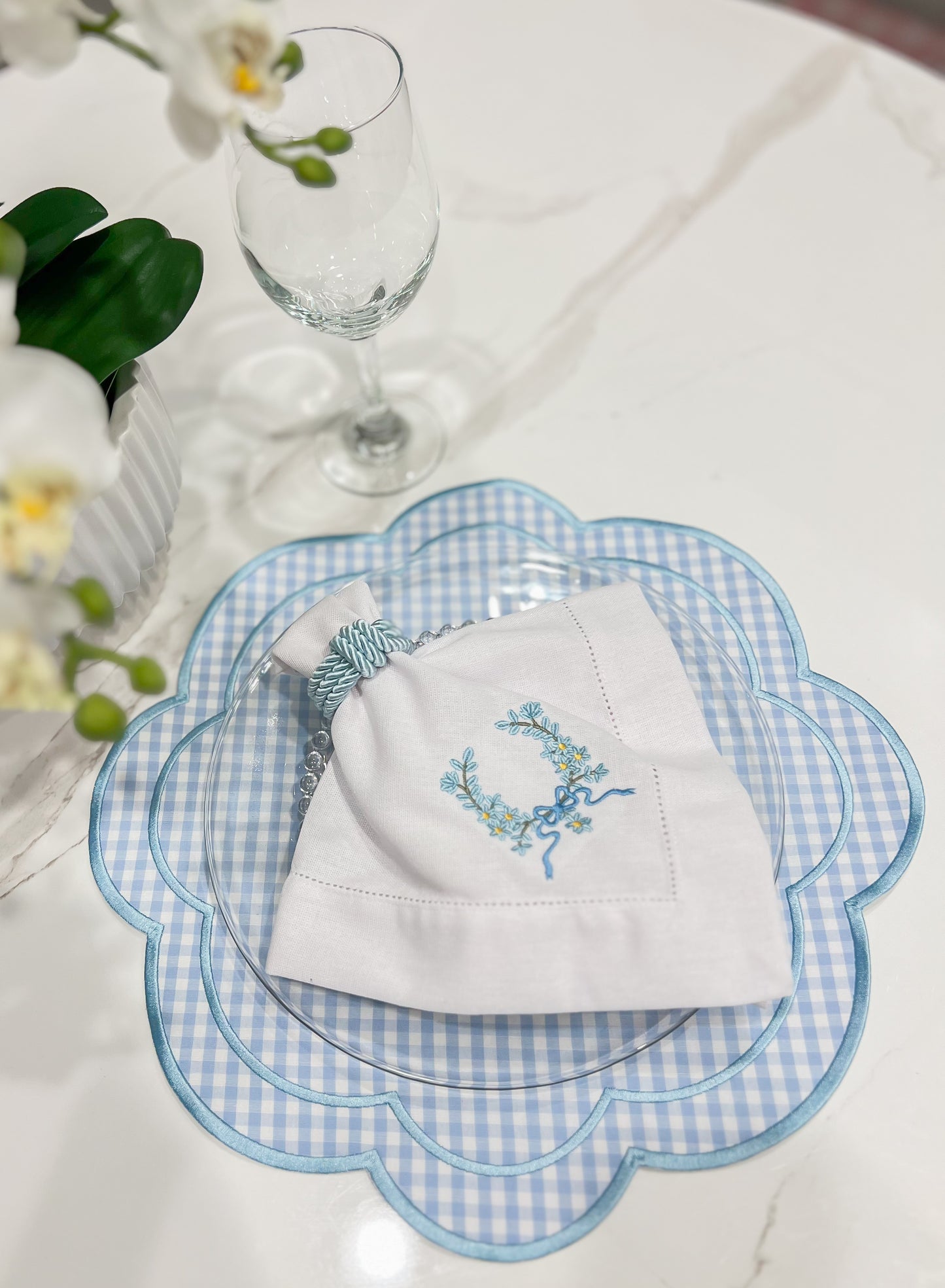 Linen Napkin Embroidery