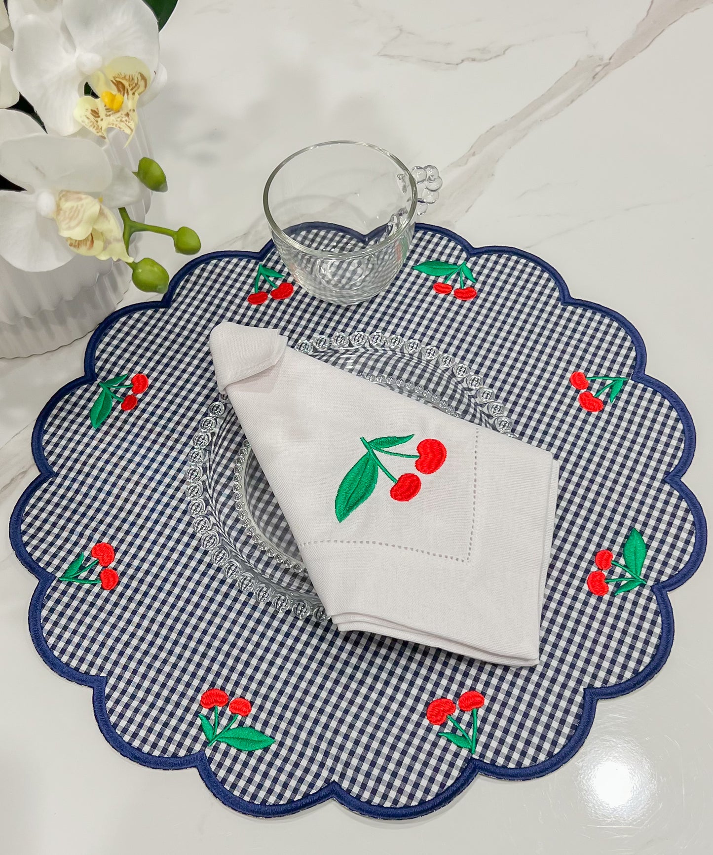 Linen Napkin Embroidery