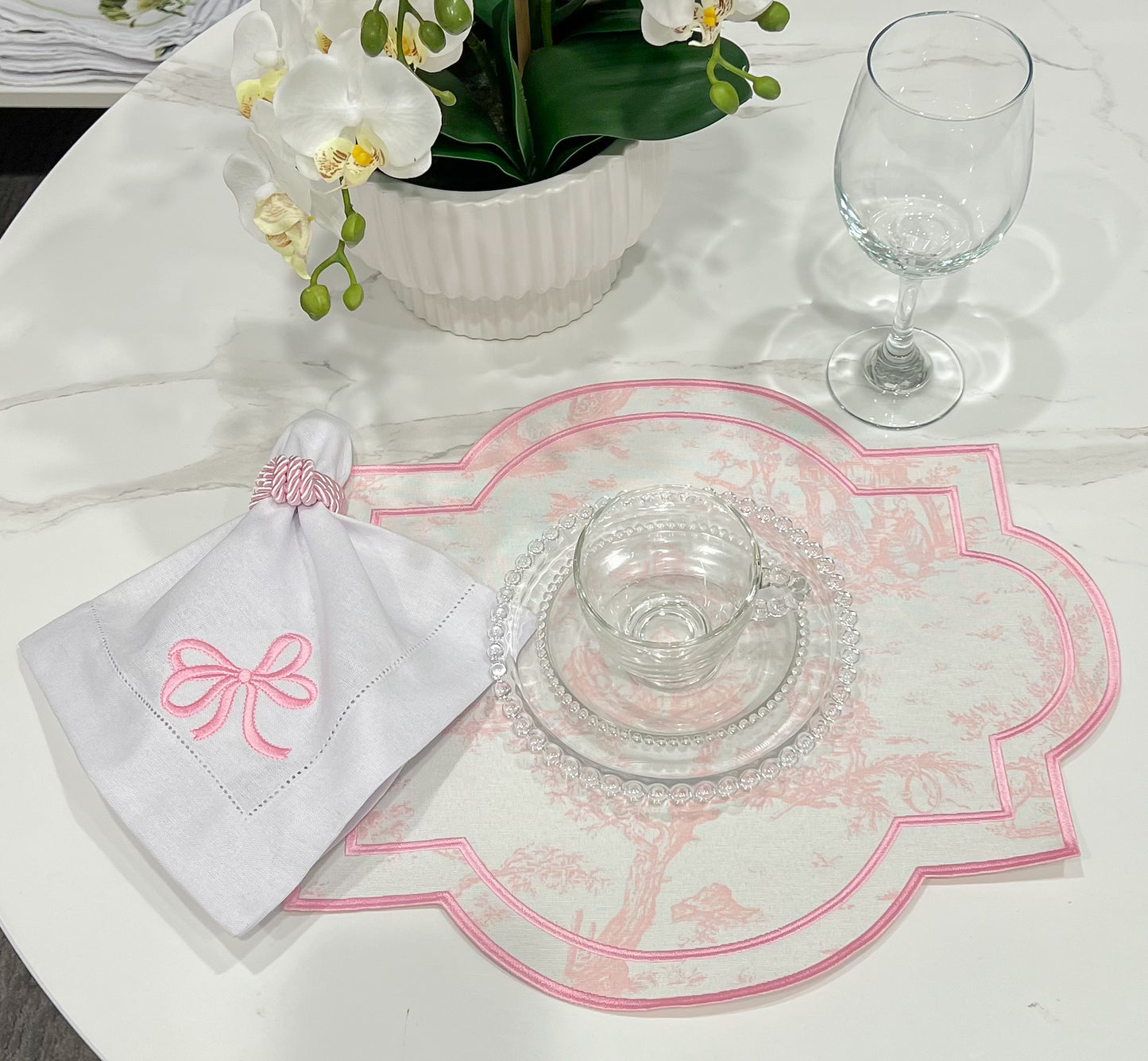 Toile de Jouy double side Placemat