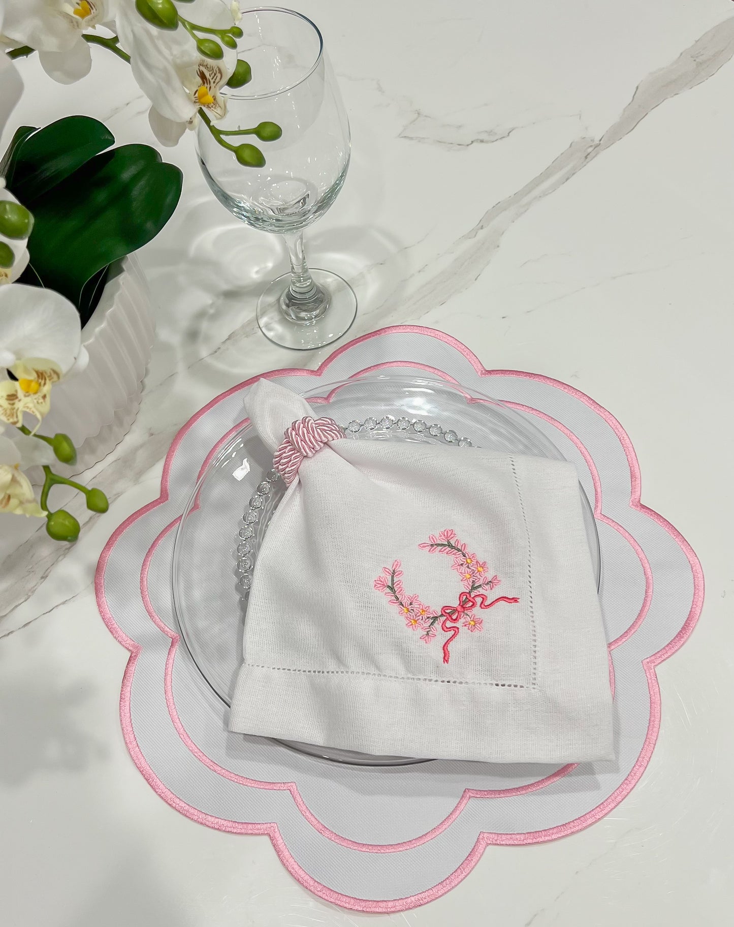 Linen Napkin Embroidery