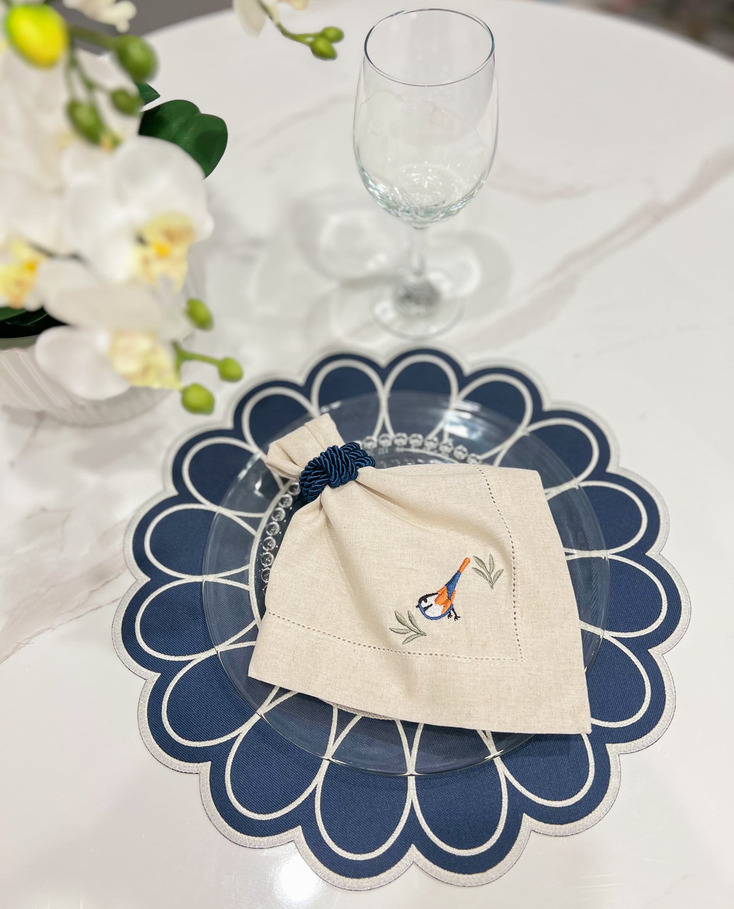 Linen Napkin Embroidery