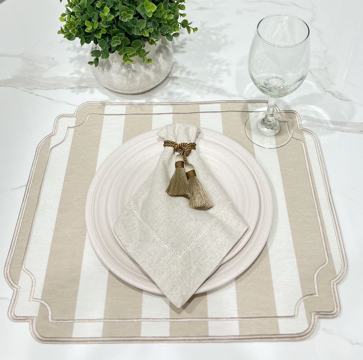 Double side Beige Placemat