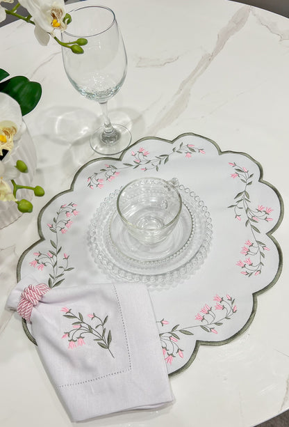Linen Napkin Embroidery