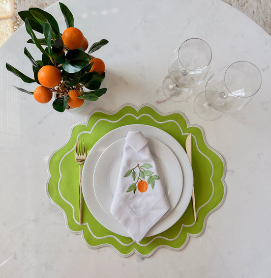 Linen Napkin Embroidery