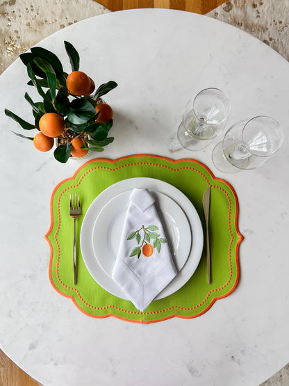 Double Side Pink/Green Placemat