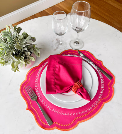 Double side Pink and Blue Placemat
