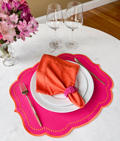 Double Side Pink/Green Placemat