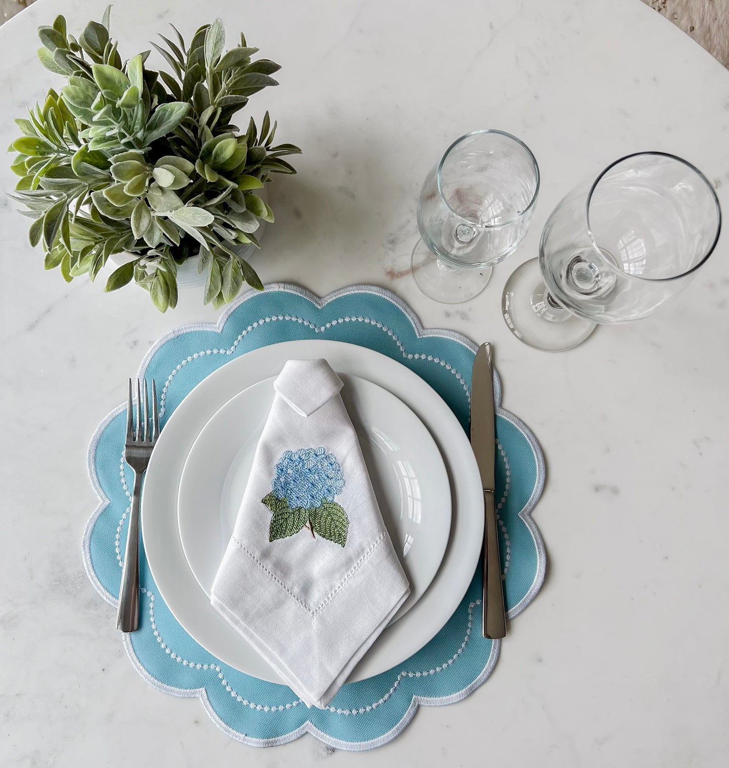Linen Napkin Embroidery