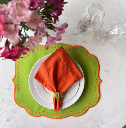 Double Side Pink/Green Placemat