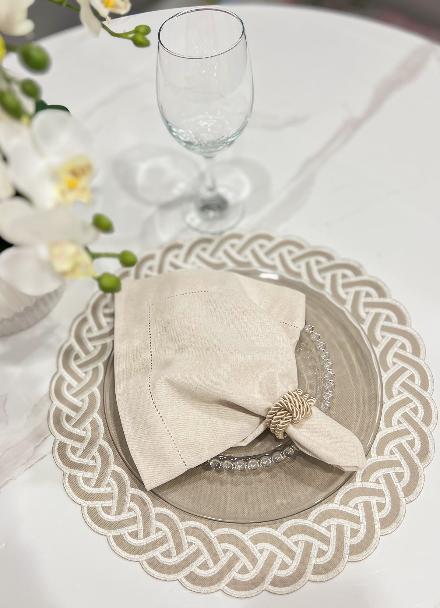 Double side Beige Placemat