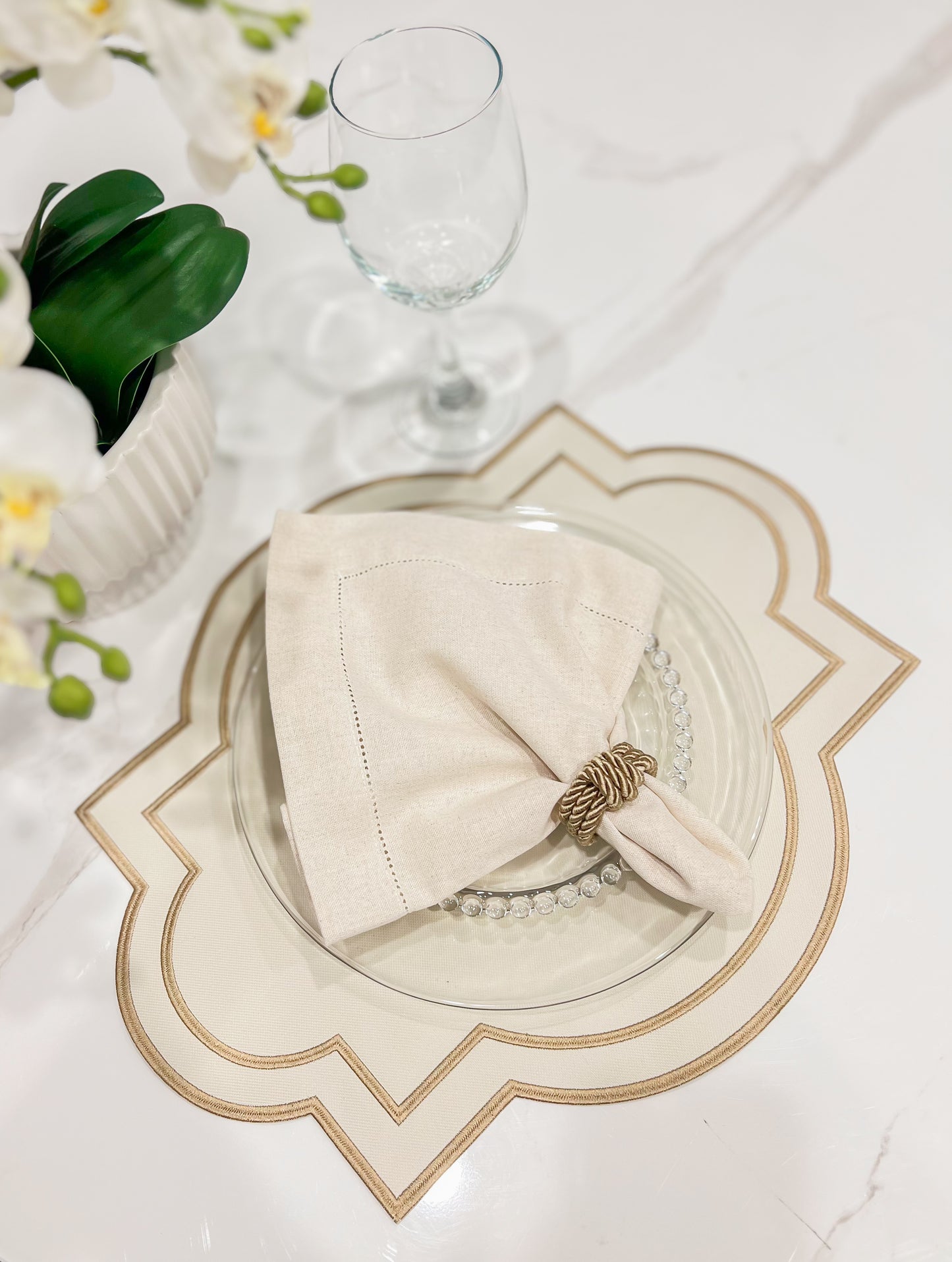 Double side Beige Placemat