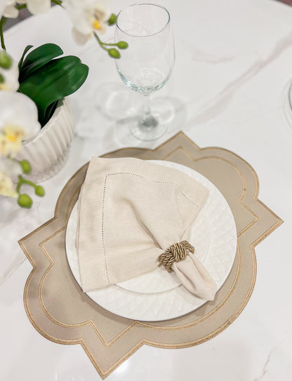 Double side Beige Placemat