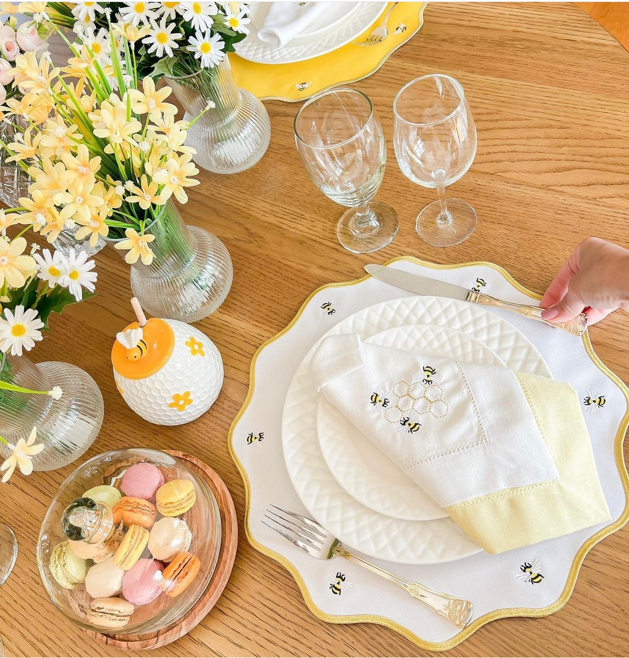 Linen Napkin Embroidery