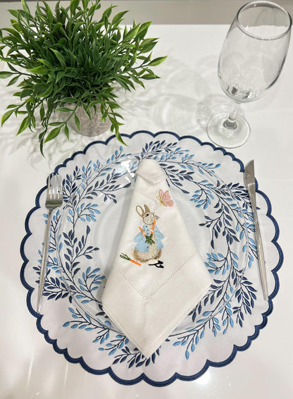 Linen Napkin Embroidery