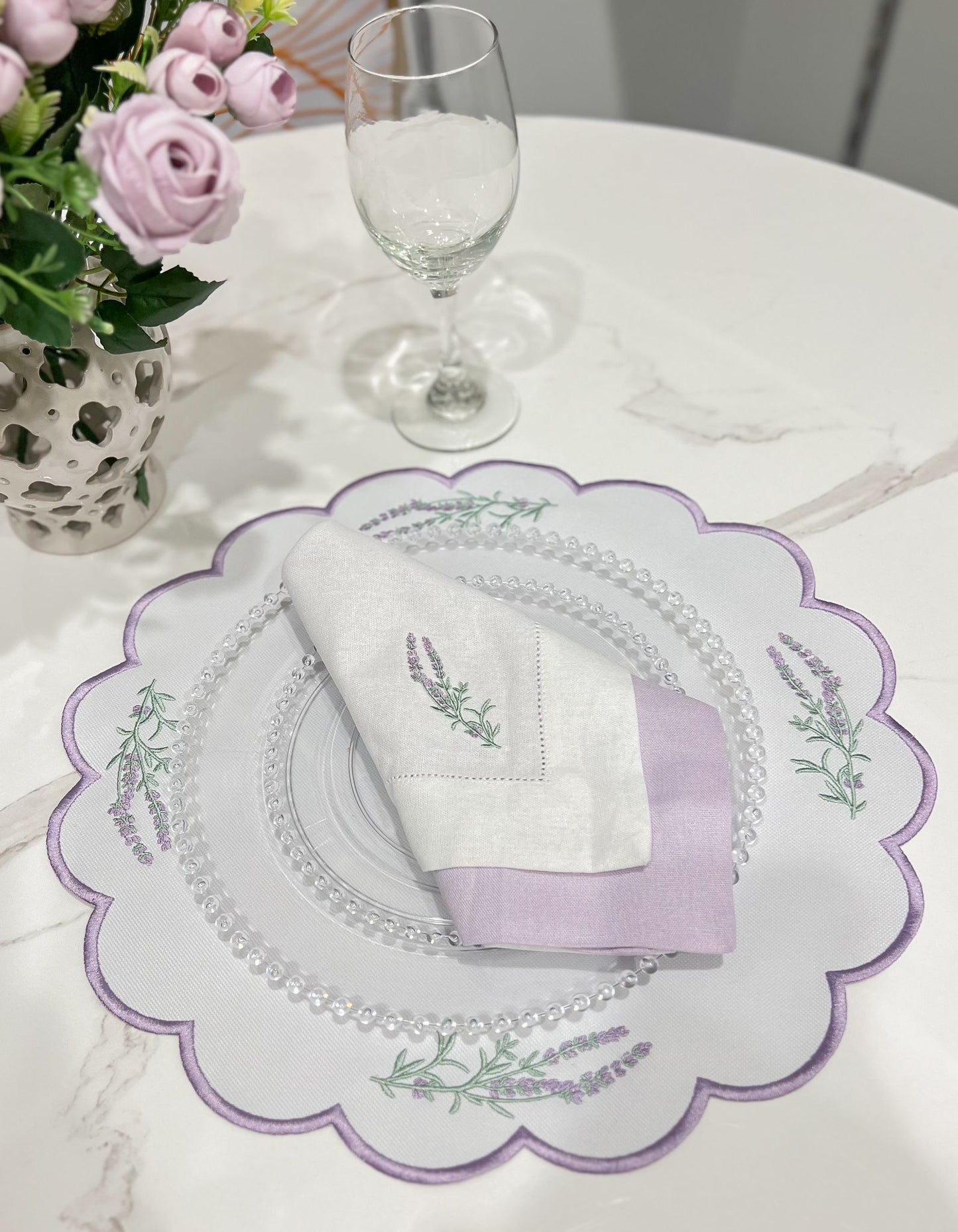 Linen Napkin Embroidery