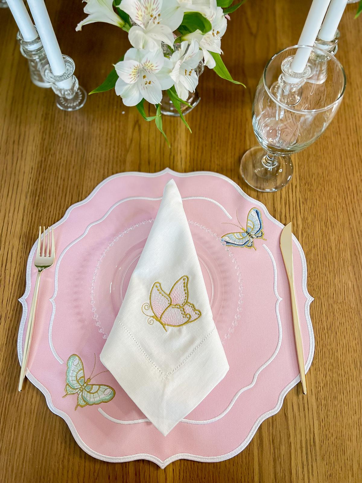 Linen Napkin Embroidery