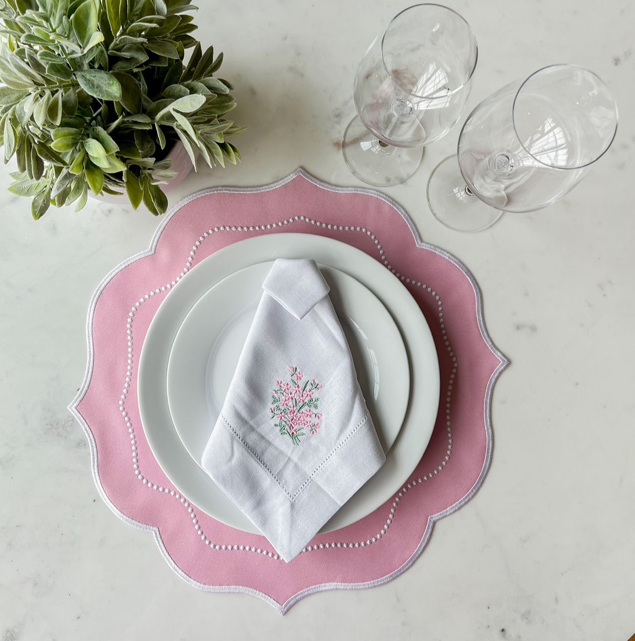 Linen Napkin Embroidery