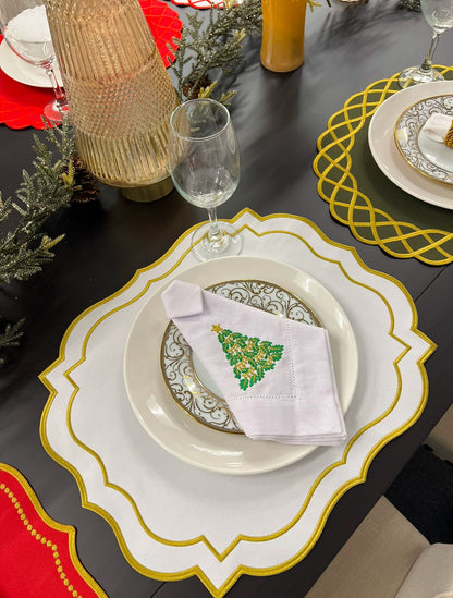 Linen Napkin Embroidery