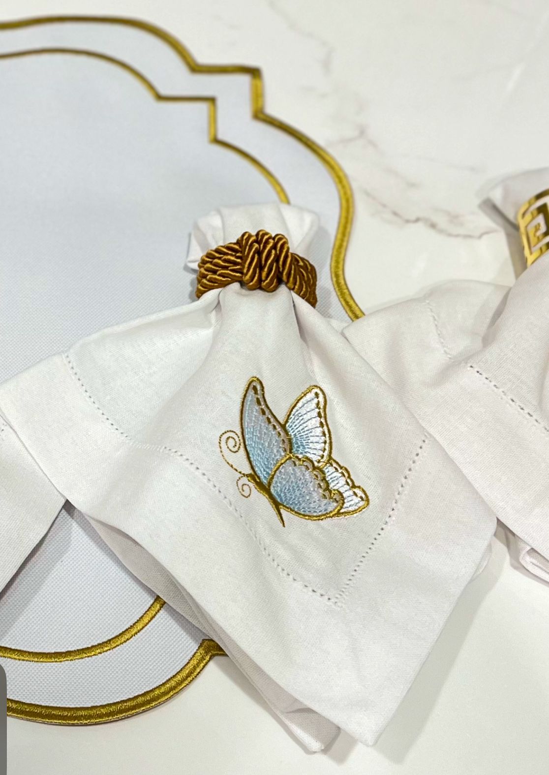 Linen Napkin Embroidery