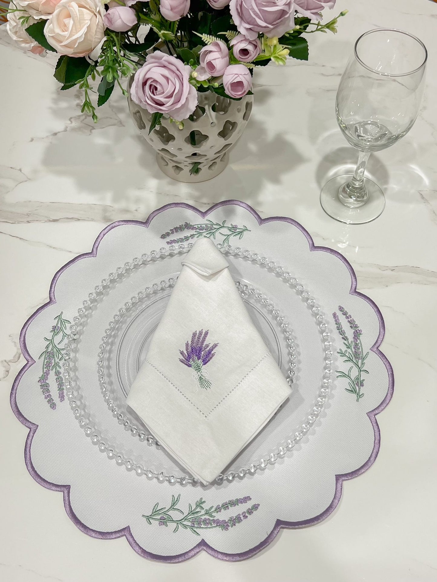 Linen Napkin Embroidery