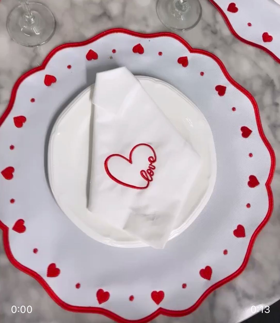 Linen Napkin Embroidery