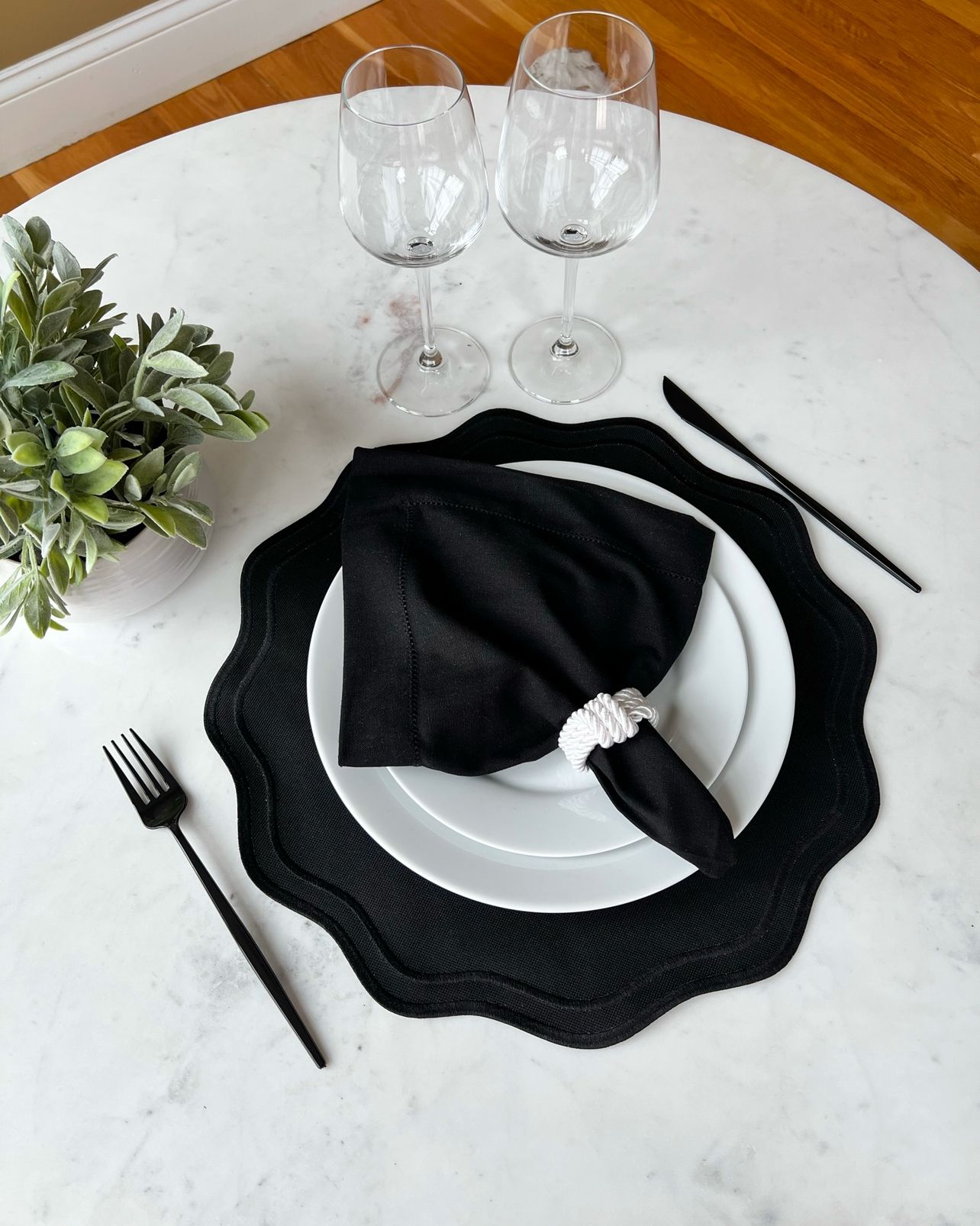 Black Placemat