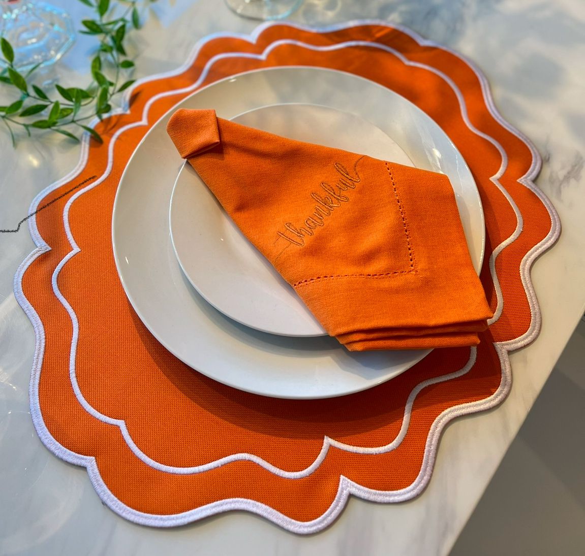 Linen Napkin Embroidery