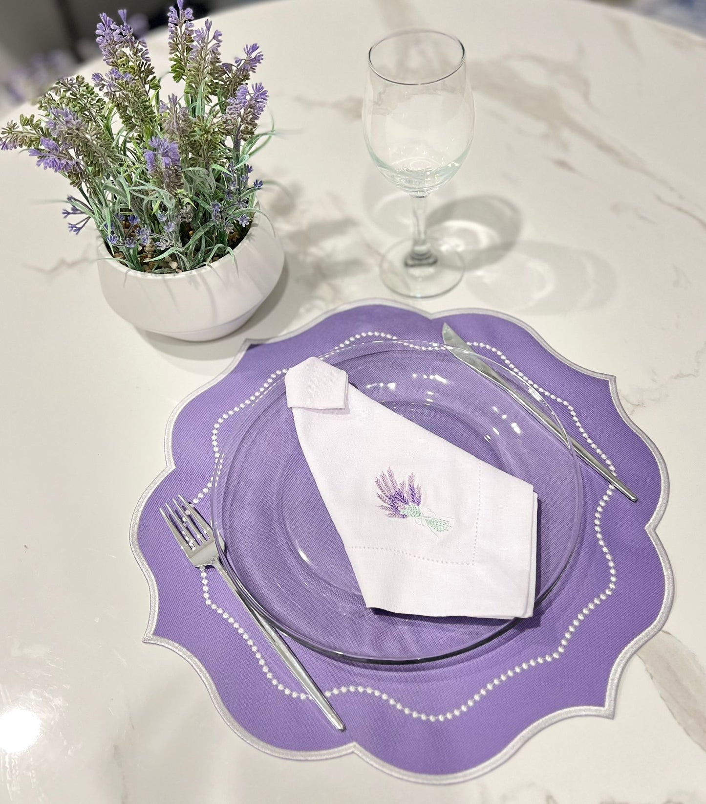 Double side Lavender and Purple