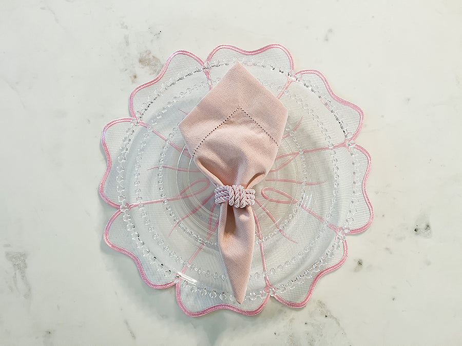 Pink & White Flower Placemat