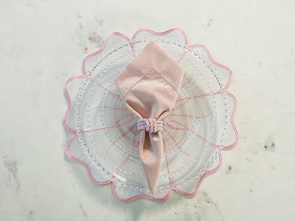 Pink & White Flower Placemat